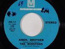 Funk 45 WINSTONS Amen, Brother / Color Him Father on Metromedia