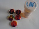 BLUES PILLS BLACK SMOKE RARE ORIGINAL PILL BOTTLE/ DOWNLOAD /BADGE SET