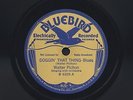 Blues Jazz 78 New Orleans Bluebird 6329 Walter Fats Pichon Teddy Bunn Red Allen