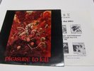 Kreator Pleasure to Kill 1st Press 1986 lp record