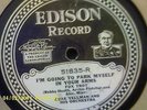 Edison  Take  C/ C i'm Going To Park / That Night In Araby Duke Yellman  E- / E