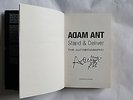 ADAM ANT Stand And Deliver The Autobiography UK hard back book– AUTOGRAPHED