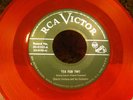 45 Pop Jazz  CHARLIE VENTURA Tea For Two RCA -Victor ORANGE VINYL