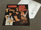 QUEEN - SHEER HEART ATTACK - 1974 LP WITH INNER SLEEVE 4U/4U MORE QUEEN IN SHOP