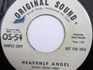 THE PENGUINS Heavenly Angel 45 DOO-WOP RARE PROMO ORIGINAL SOUND OS 54