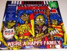 A TRIBUTE TO THE RAMONES - WE'RE A HAPPY FAMILY - TRANSPARENT GREEN COLOR 2xLP