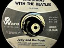Beatles 45 Rare Promo Novelty Judy & THe Duets Christmas With The Beatles VG+
