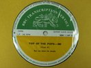 BBC260 Transcription Disc TOP POPS Joe Cocker The Hollies Christine Perfect Aura