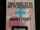 Madonna rare This used to be my playground/hanky panky us cassette