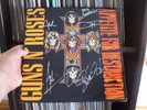 GUNS N ROSES FULLY SIGNED IN SILVER PAINT PEN USA APPETITE FOR DESTRUCTION LP