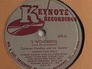 Coleman Hawkins -  78rpm single 10-inch - Keynote #609 'S Wonderful