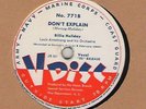 c 78 RPM Louis Armstrong/Billie Holiday V-Disc 771 in V+E-