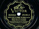 TOMMY DORSEY Orchestra on E 1935 Victor 25145 - Santa Claus Is Comin’ To Town