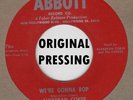 ROCKABILLY ORIG: ALVADEAN COKER - We're Gonna Bop/Doo Dee Oodle De Do ABBOTT