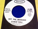 CYRUS ERIE Sparrow/Get The Message RARE Garage Psych DJ 45 EPIC 10451 NM