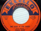 CAROL FRAN with group DOOWOP 45 EMMITT LEE / ONE LOOK AT YOU DADDY vg++ dm384
