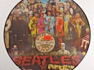 BEATLES SGT PEPPER PICTURE DISC GERMAN IMPORT PARLOPHONE PHO-7027 NEAR MINT COND