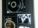 THE JAM FRAMED VINYL SINGLE PRESENTATION DISPLAY ETON RIFLES  VESPA MODS