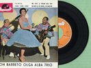 DON BARRETO - OLGA ALBA TRIO / Tumba / POLYDOR 21857 EPH Spain 1963 EP EX