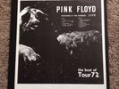 PINK FLOYD RECORDED AT THE RAINBOW LIVE LP THE BEST OF TOUR 72