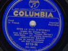 338.  Josephine Baker - Sous le Ciel d'Afrique & Espabilate  Columbia 4119-M