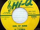 EL CAPRIS 45 GIRL OF MINE THESE LONELY NIGHTS mint minus w/.stamped matrix F276