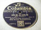 RUTH ETTING * LOVE ME OR LEAVE ME / I'M BRINGING A RED RED ROSE*VG