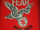 FEAR 1985 Vinyl LP More Beer Restless Records Enigma Productions Very Good RARE