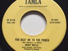 NORTHERN SOUL Mary Wells YOU BEAT ME TO THE PUNCH Tamla 45 rare Canadian pessing