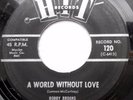 BOBBY BROOKS mod popcorn 45 A WORLD WITHOUT LOVE chapel of Love STRONG VG e0899