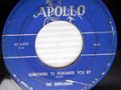 GENTLEMEN doowop 45 SOMETHING TO REMEMBER YOU BY / TIRED... good+ Apollo e0744