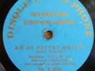 DELMAS / air de pauvre martyr / DISQUE ZON-O-PHONE blue