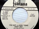 PARFAYS northernSoul 45 promoYOU GOT A GOOD THING GOIN BOY IN THE BEGINNING F410