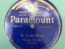 CHICAGO DE LUX ORCHESTRA ST. LOUIS BLUES/ BOYD SENTER MOBILE BLUES PARAMOUNT 78