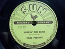 CARL PERKINS - SUN #243 78rpm - BOPPIN' THE BLUES / ALL MAMA'S CHILDREN - NM-