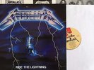 METALLICA, RIDE THE LIGHTNING, VINYL LP, MADE IN FRANCE, EXCELLENT CONDITION