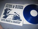 LP / GUNS ‘N’ ROSES : Give Peace A Chance / RARE BLUE VINYL