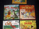 Walt Disney Vinyl LP's 5 Stck. Bambi**Cap und Capper*Susi und Strolch u.a.