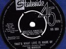 MIRACLES - THAT'S WHAT LOVE IS MADE OF,  UK Stateside  '64