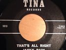 Jacky Rain - Wayfarin Stranger/That's All Right (Tina) Unknown R&B Northern Soul