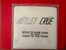 ORIGINAL RARE MÖTLEY CRÜE STICK TO YOUR GUNS LEATHER RECORDS 1981 7