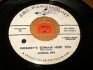 DONNA DEE - NOBODY'S GONNA HURT YOU - TELEVISION  / LISTEN - RNB  POPCORN