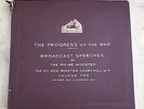 HMV C.3220 - C.3225 Winston Churchill Speech Set Volume 2 78 RPM Records Rare