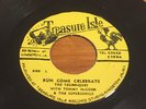 Techniques Original Treasure Isle Run Come Celebrate Rocksteady Jamaica Vinyl 45