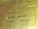ENRICO CARUSO RCA VICTOR RED VINYL 78 RPM RECORD 15-1036 WITH SLEEVE