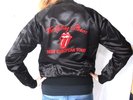 THE ROLLING STONES European Tour 1982 Original VTG Jacket Concert Satin Bomber