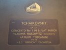 TCHAIKOVSKY CONCERTO NO1 IN B FLAT MINOR VLADIMIR HOROWITZ & NBC SYMPHONY ORCH