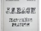 NM HEINZ MARKUS GOTTSCHE J.S.Bach Matthaus passion BWV 244 germany SM 94029 Box