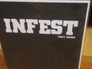 INFEST LP 1987 DEMO limited RARE KBD slave CROSSED OUT heresy man is the bastard