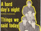 BEATLES A Hard Day's Night RARE Denmark 45 UNIQUE danish p/s This Boy HEAR
